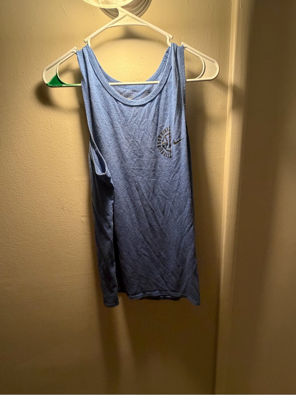Nike Light Blue Athletic Tank Top with Small Logo